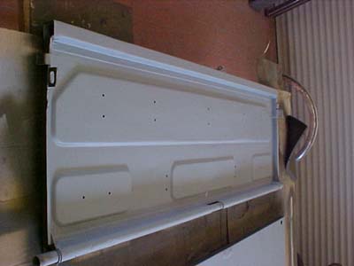 lackierte Heckklappe