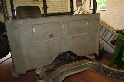 Rückwand Fahrerhaus