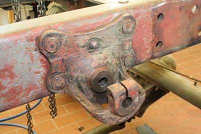 Blattfederaufhängung