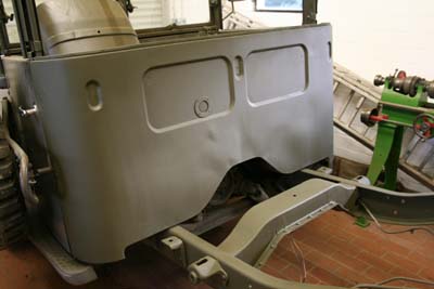 lackiertes Fahrerhaus