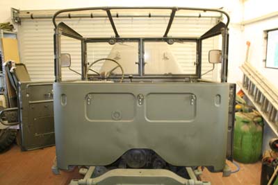 lackiertes Fahrerhaus