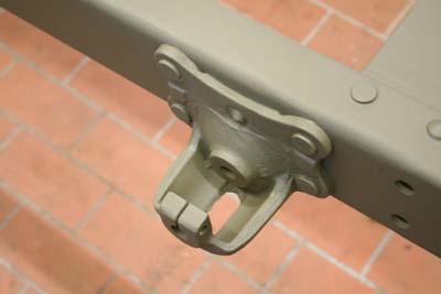 lackierte Blattfederaufhängung