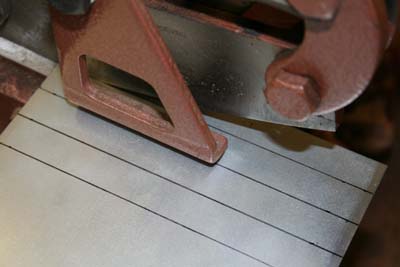 unter die Hebelschere damit