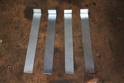 Blechstreifen abgewinkelt